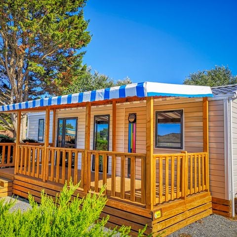 MOBILHOME 6 personnes - Mobil Home 2 ch 4/6 pers Terrasse semi-couverte TV