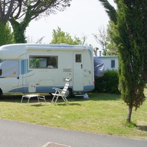 STAANPLAATS - Standplaats + 10A elektriciteit + 1 voertuig + tent of caravan