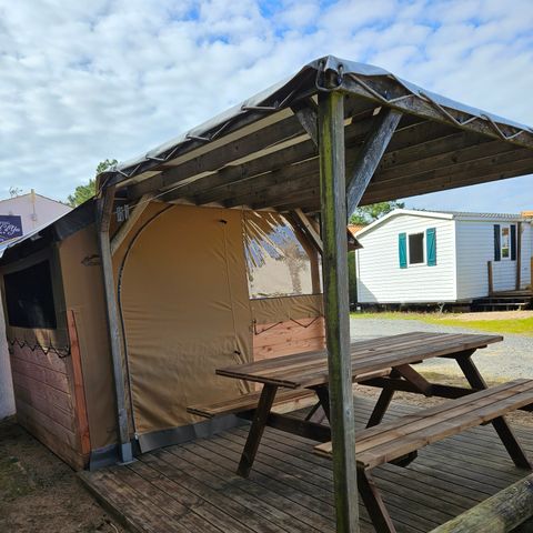 TENDA DA CAMPEGGIO 2 persone - Tenda da cicloturismo (senza cucina, senza servizi igienici)