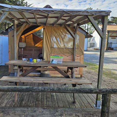 TENDA DA CAMPEGGIO 2 persone - Tenda da cicloturismo (senza cucina, senza servizi igienici)