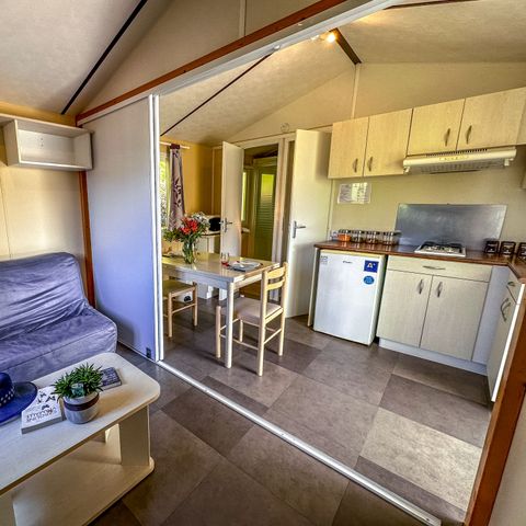 MOBILHOME 2 personnes - Mobil-home Bikini 1 chambre avec terrasse