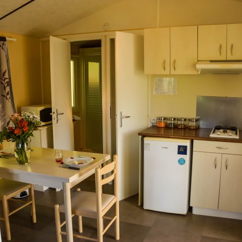 MOBILHOME 2 personnes - Mobil-home Bikini 1 chambre avec terrasse