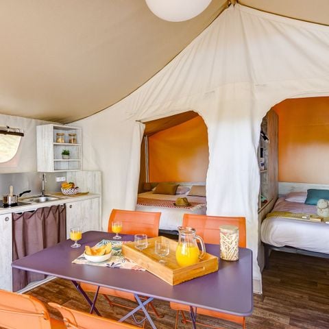 Safaritent 4 personen - LODGE 4p 2ch ***