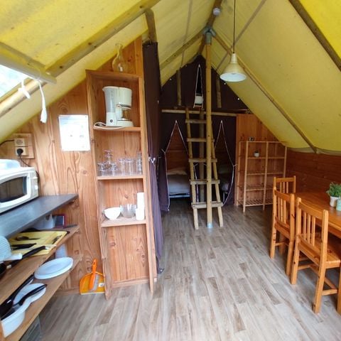 tent 7 personen - LODGE 6/7 pers INSOLITE 3 kamers zonder badkamer