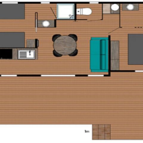 MOBILHOME 6 personnes - Manyara Trio