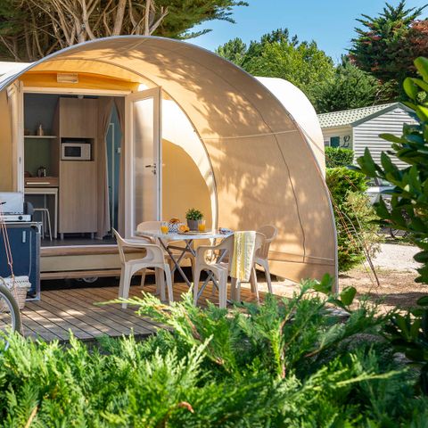 HÉBERGEMENT INSOLITE 4 personnes - CONFORT TENTE 2 CHAMBRES (SANS SANITAIRES)