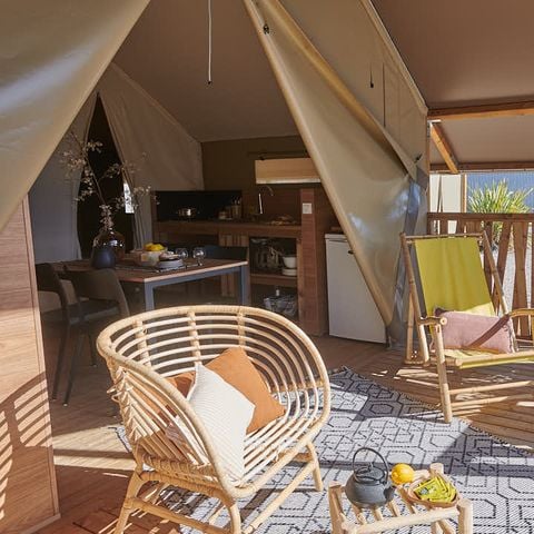 TENDA DA CAMPEGGIO 4 persone - Tenda Lodge Premium con 2 camere da letto