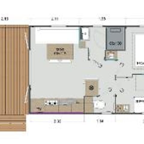 MOBILE HOME 6 people - Comfort 2 bedroom mobile home