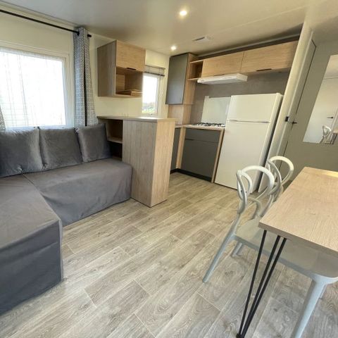 MOBILHOME 6 personnes - Confort 35M2 (3ch-6 pers) + terrasse couverte