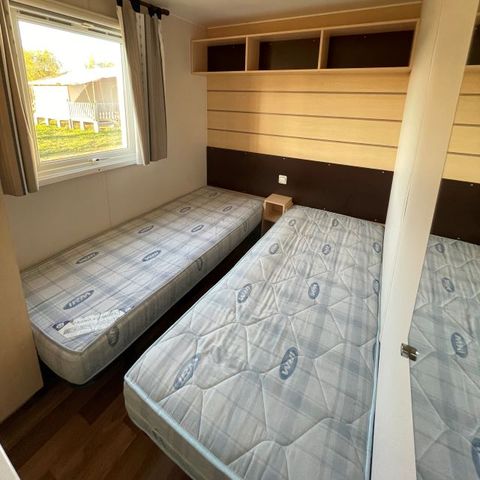 MOBILHOME 6 personnes - Mobil Home Premium 41m2 (3ch-6pers) + 2 salles de bains + clim 