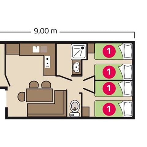 MOBILE HOME 6 people - Evasion 6 people