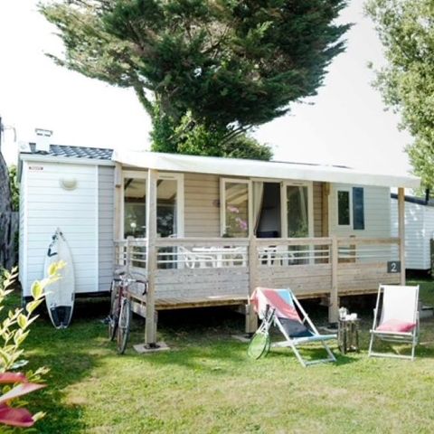 MOBILHOME 4 personnes - Cottage Premium 2 chambres + TV + Terrasse