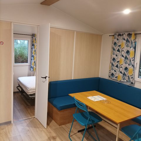 Stacaravan 4 personen - Comfort 30m2 (2 slaapkamers) + overdekt terras