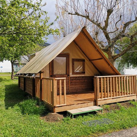 Lodge 4 personen - Standaard Amazone Lodge 20 m2 + Terras