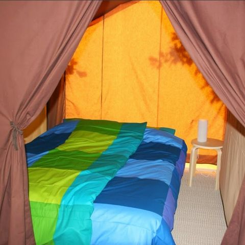 TENT 4 personen - COTTON LODGE NATUUR (zonder sanitair)