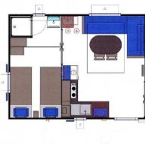 MOBILE HOME 5 people - Mobile home 5 persons