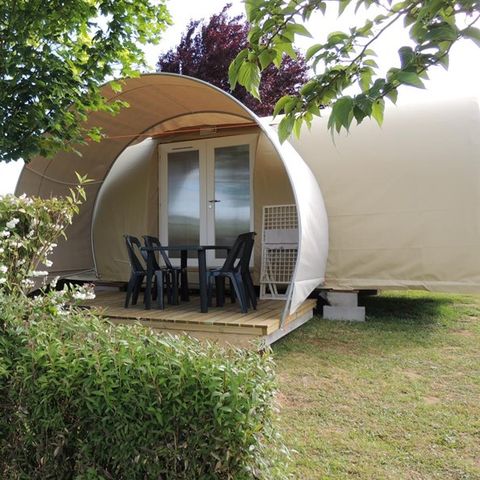 BUNGALOWTENT 4 personen - COCO SWEET, 2 slaapkamers voor 4 personen zonder sanitair