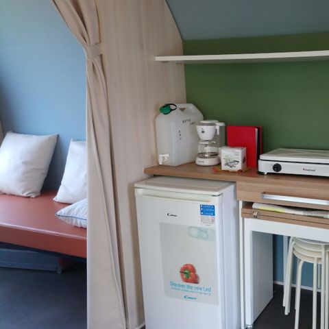 BUNGALOWTENT 4 personen - COCO SWEET, 2 slaapkamers voor 4 personen zonder sanitair