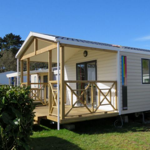 Stacaravan 4 personen - 2 slaapkamers met terras