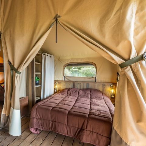 SAFARITENT 5 personen - Lodge met aangrenzende badkamer - 34m²