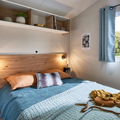 MOBILHEIM 4 Personen - Kervoyal CONFORT 29m² (2 Schlafzimmer) + überdachte Terrasse + TV