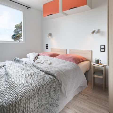 Stacaravan 6 personen - PRIVILEGE 30-2 - max 4 adults - TV, 2 slaapkamers (bed 160*200), ca. 30m², vaatwasser, broodrooster, espressoapparaat, 2 ligstoelen