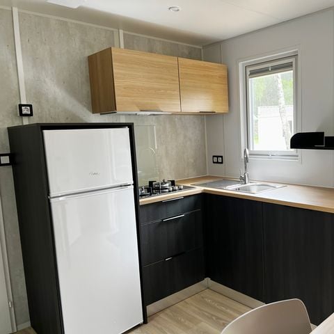 Stacaravan 6 personen - CONFORT 27-2 (Stacaravan) - TV, 2 slaapkamers, ca. 30m² NIEUW 2023 - MAX 4 GEVAREN /