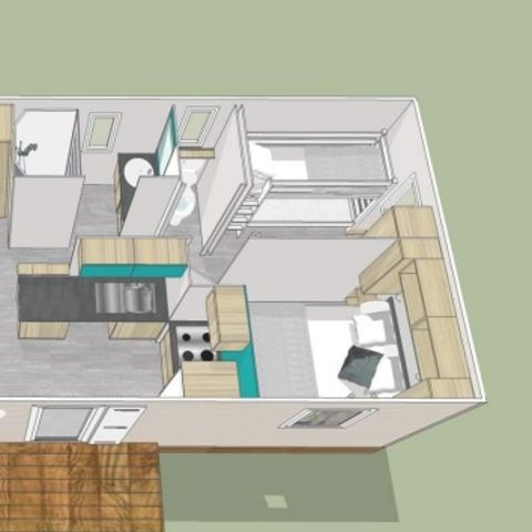 MOBILHOME 8 personas - PRIVILEGE 40-4 (Mobil home) - TV, LV, tostadora, café espresso, 4 habitaciones, 40m² aprox. - MAX 7 ADULTOS /