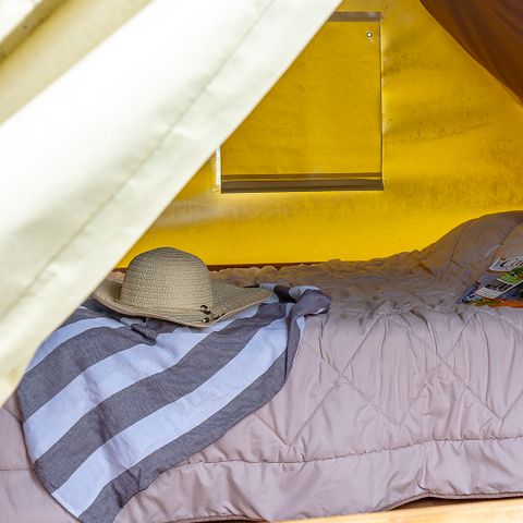 TENDA IN TELA E LEGNO 2 persone - Bivacco su palafitte 1 camera da letto