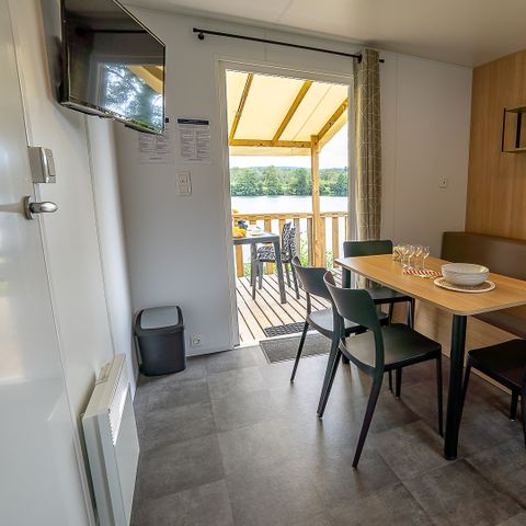 MOBILHOME 4 personnes - Confort 2 Chambres au Bord de l'Eau