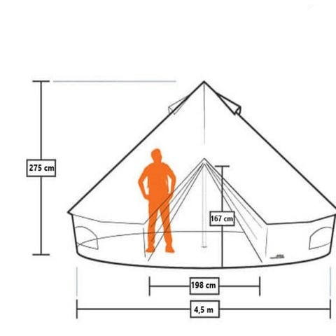 ZELT 3 Personen - Louisiana-Zelt