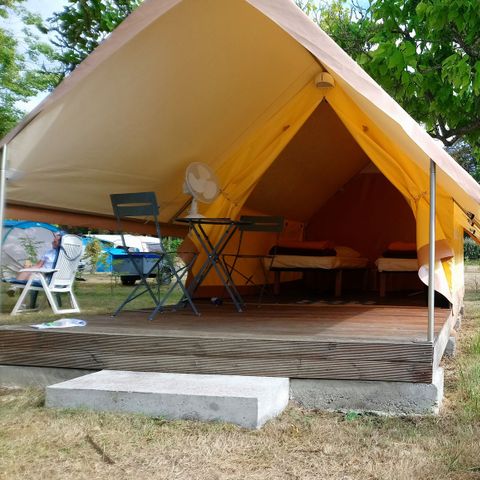 TENDA IN TELA E LEGNO 2 persone - Letto matrimoniale Canada Treck