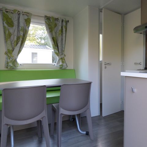 STACARAVAN 4 personen - KLEIN 2 slaapkamers