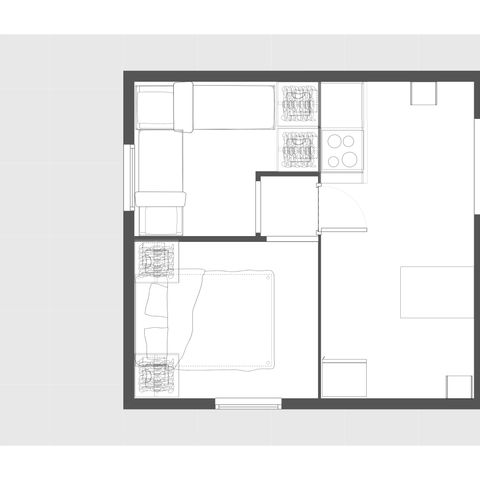 Safaritent 4 personen - LODGE (zonder sanitair)