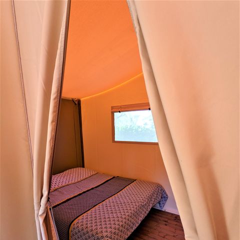 TENTE TOILE ET BOIS 6 personnes - LODGE GRAND CONFORT TIBYDI