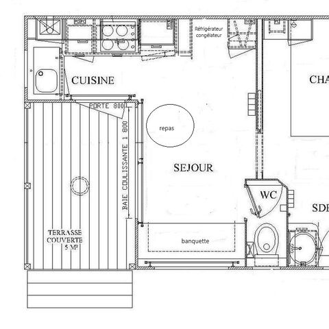 CHALET 2 people - DUO, 1 bedroom