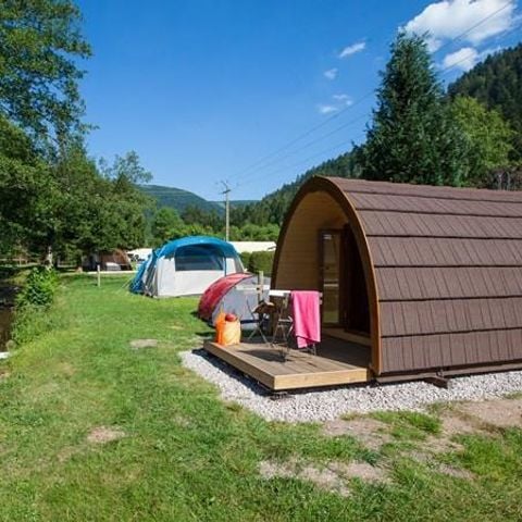 UNUSUAL ACCOMMODATION 2 people - ECO-POD hut 6m² + terrace - without sanitary facilities - 2015