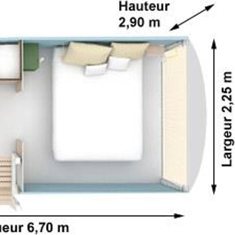 TENT 4 people - Coco Sweet without sanitary facilities