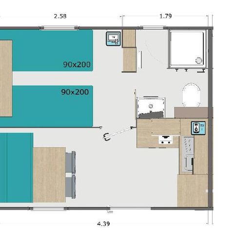 MOBILHEIM 2 Personen - MH Rapidhome HOTELIER 1 CH n°54