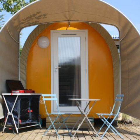 Bungalowtent 2 personen - Coco Sweet 11 m2 - 1 Slaapkamer - met overdekt terras / zonder sanitair