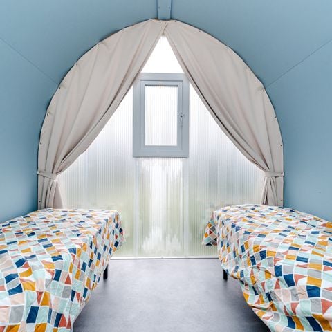 Bungalowtent 4 personen - Coco Sweet 17 m2 - 2 slaapkamers met overdekt terras / zonder sanitair