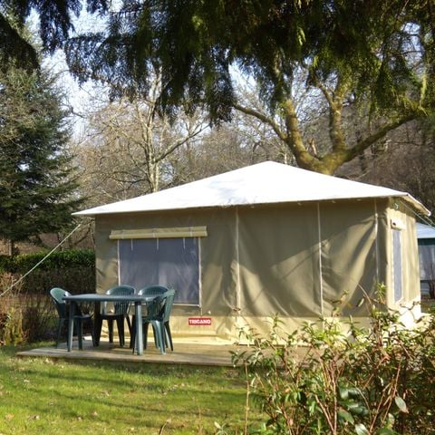 Bungalowtent 4 personen - 2 slaapkamers / geen badkamer