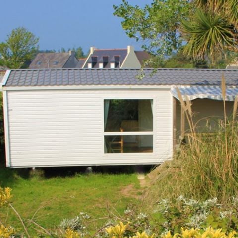 Stacaravan 4 personen - LODGIA - 2 slaapkamers - geïntegreerd terras