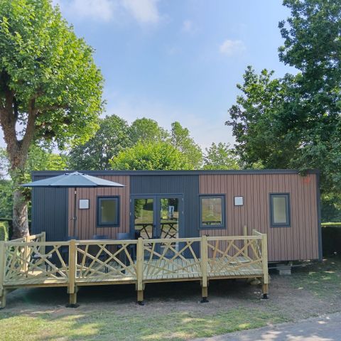 Stacaravan 6 personen - Stacaravan Premium 32 m² - (2 slaapkamers - 4/6 pers) + terras