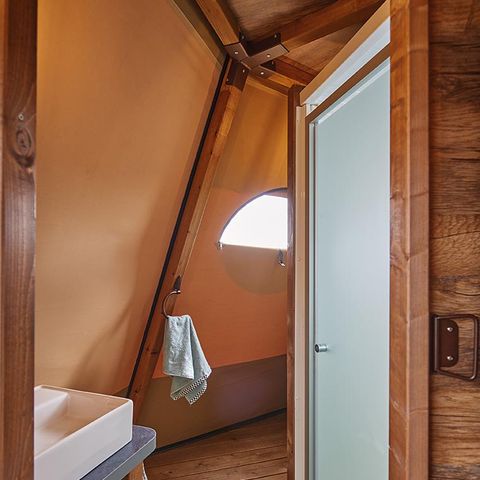 TENDA DA CAMPEGGIO 4 persone - Tenda TIPI da 4 posti letto / 2 camere da letto con bagno e toilette