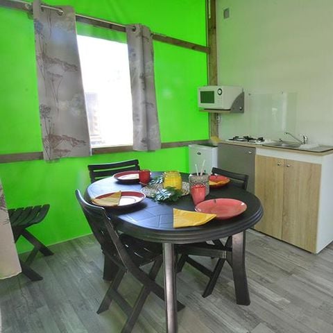 BungalowTent 4 personen - BALI 21m² - 2 kamers