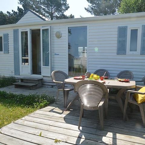 Stacaravan 4 personen - Stacaravan FLORES 31m² - 2 kamers + terras