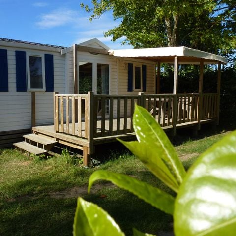 Stacaravan 6 personen - BAHAMAS 36m² - 3 kamers - Overdekt terras