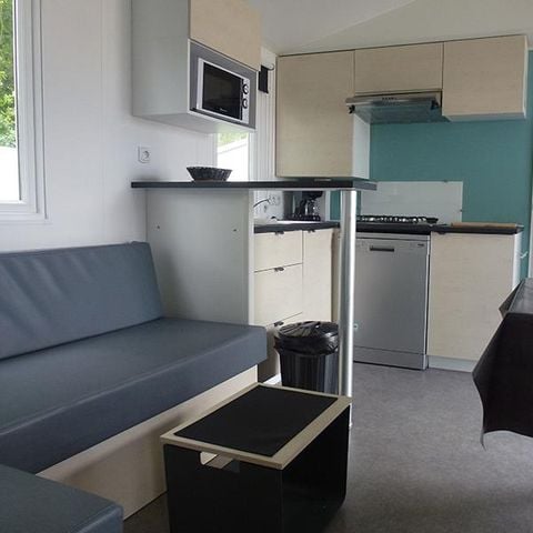 MOBILHOME 6 personnes - BAHAMAS CONFORT 34m² - 3 chambres - Terrasse couverte - Lave vaisselle