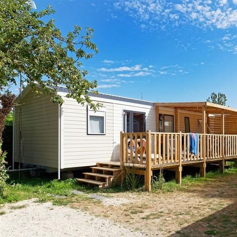 MOBILE HOME 6 people - PREMIUM 36m² - 3 bedrooms - 2 bathrooms - Covered terrace